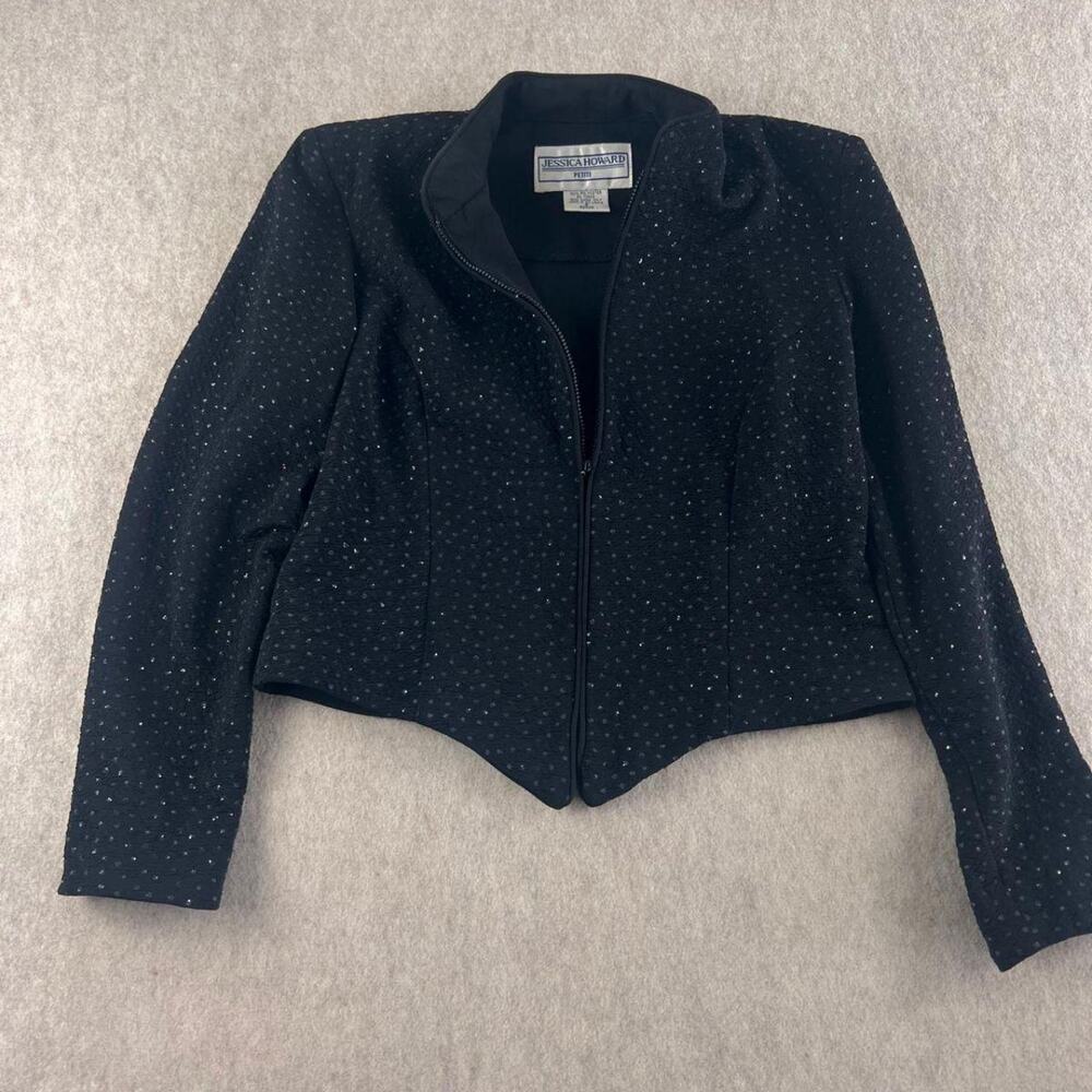 Jessica howard vintage black sequin